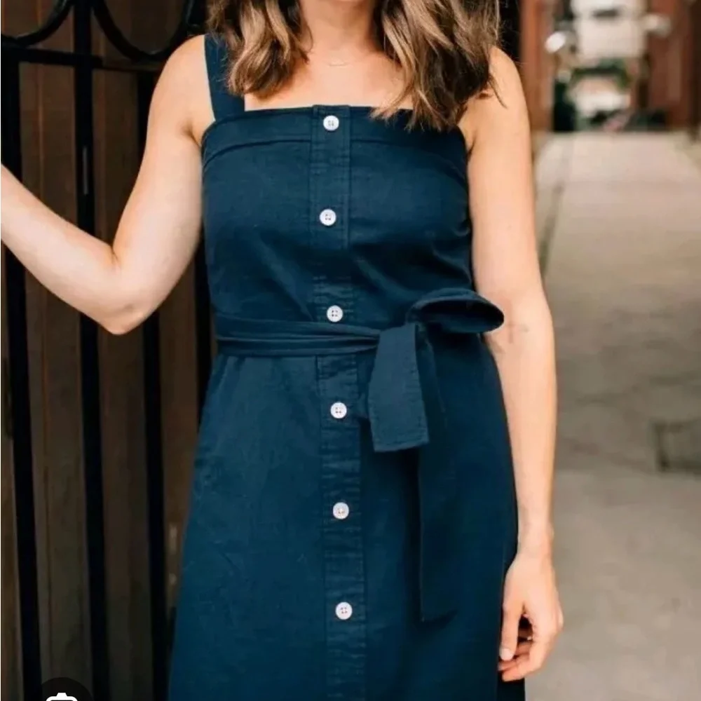 Everlane Cotton Weave Picnic Dress - size 6 - Picture 10 of 15